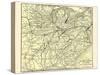 1876, Pittsburgh, Cincinnati and St. Louis R.R. Pan Handle Route, Pennsylvania, United States-null-Stretched Canvas