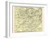 1876, Pittsburgh, Cincinnati and St. Louis R.R. Pan Handle Route, Pennsylvania, United States-null-Framed Giclee Print