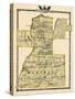 1876, Putnam County Map, Eastern Part of Marshall County Map, Hennepin, Illinois, United States-null-Stretched Canvas