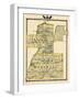 1876, Putnam County Map, Eastern Part of Marshall County Map, Hennepin, Illinois, United States-null-Framed Giclee Print