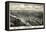 1876, Salem Bird's Eye View, Oregon, United States-null-Framed Stretched Canvas