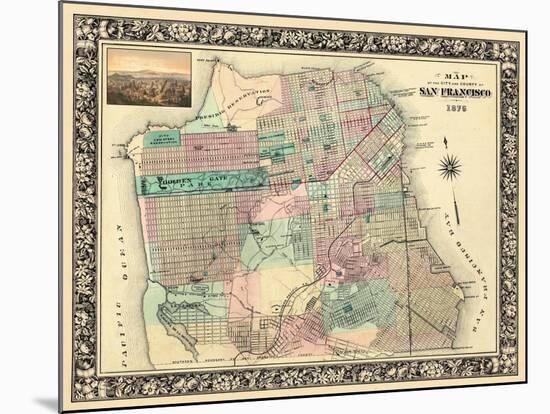 1876, San Francisco 1876, California, United States-null-Mounted Giclee Print