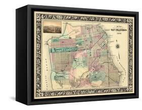 1876, San Francisco 1876, California, United States-null-Framed Stretched Canvas