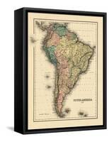 1876, South America-null-Framed Stretched Canvas