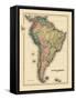 1876, South America-null-Framed Stretched Canvas