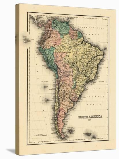 1876, South America-null-Stretched Canvas