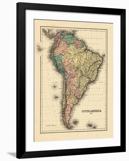 1876, South America-null-Framed Giclee Print