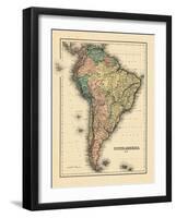 1876, South America-null-Framed Giclee Print