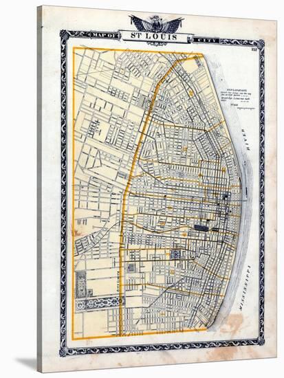 1876, St. Louis - City, Illinois, United States-null-Stretched Canvas