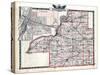 1876, Tazewell County Map, Illinois, United States-null-Stretched Canvas