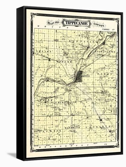 1876, Tippecanoe County, Indiana, United States-null-Framed Stretched Canvas