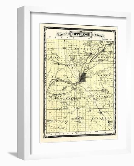 1876, Tippecanoe County, Indiana, United States-null-Framed Giclee Print