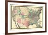 1876, United States Railroad, Missouri, United States-null-Framed Giclee Print