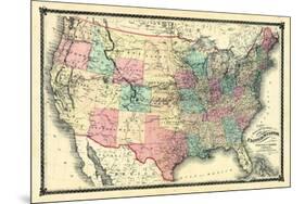 1876, United States Railroad, Missouri, United States-null-Mounted Giclee Print