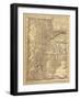 1876, Utah State Map, Utah, United States-null-Framed Giclee Print