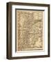 1876, Utah State Map, Utah, United States-null-Framed Giclee Print