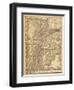 1876, Utah State Map, Utah, United States-null-Framed Giclee Print