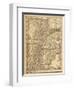 1876, Utah State Map, Utah, United States-null-Framed Giclee Print