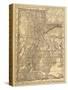 1876, Utah State Map, Utah, United States-null-Stretched Canvas