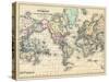 1876, World, Map of the World 1876-null-Stretched Canvas