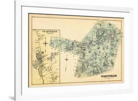 1876, Wrentham, Plainville Town, Massachusetts, United States-null-Framed Giclee Print