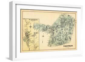 1876, Wrentham, Plainville Town, Massachusetts, United States-null-Framed Giclee Print