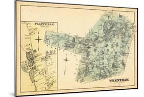 1876, Wrentham, Plainville Town, Massachusetts, United States-null-Mounted Giclee Print