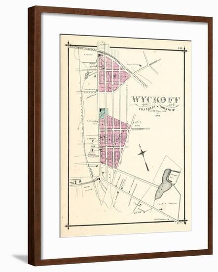 1876, Wyckoff, New Jersey, United States-null-Framed Giclee Print