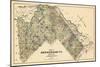 1877, Aroostook County Map, Maine, United States-null-Mounted Giclee Print