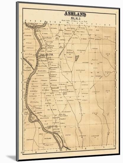 1877, Ashland, Maine, United States-null-Mounted Giclee Print
