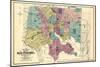 1877, Baltimore City Map 1877, Maryland, United States-null-Mounted Giclee Print