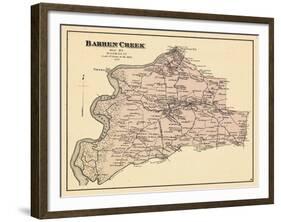 1877, Barren Creek, Maryland, United States-null-Framed Giclee Print