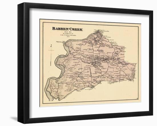 1877, Barren Creek, Maryland, United States-null-Framed Giclee Print