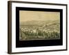 1877, Bethlehem Bird's Eye View, Pennsylvania, United States-null-Framed Giclee Print