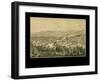 1877, Bethlehem Bird's Eye View, Pennsylvania, United States-null-Framed Giclee Print