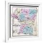 1877, Carroll County Map, Maryland, United States-null-Framed Giclee Print