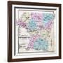 1877, Carroll County Map, Maryland, United States-null-Framed Giclee Print