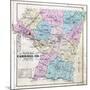 1877, Carroll County Map, Maryland, United States-null-Mounted Giclee Print