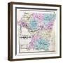 1877, Carroll County Map, Maryland, United States-null-Framed Giclee Print