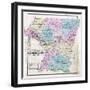 1877, Carroll County Map, Maryland, United States-null-Framed Giclee Print