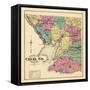 1877, Cecil County Map, Maryland, United States-null-Framed Stretched Canvas