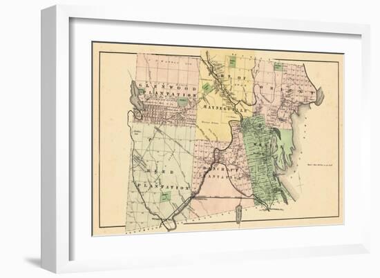 1877, Glenwood Plantation, Haynesville, Orient, Reed Plantation, Bancroft Plantation-null-Framed Giclee Print