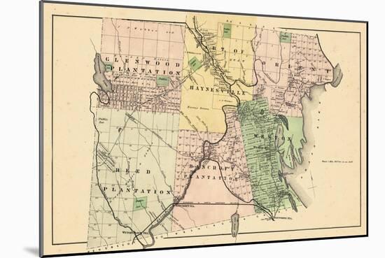 1877, Glenwood Plantation, Haynesville, Orient, Reed Plantation, Bancroft Plantation-null-Mounted Giclee Print