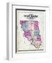 1877, Holt County Outline Map, Missouri, United States-null-Framed Premium Giclee Print