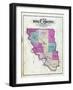 1877, Holt County Outline Map, Missouri, United States-null-Framed Giclee Print