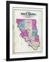 1877, Holt County Outline Map, Missouri, United States-null-Framed Giclee Print