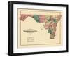 1877, Index Map - Washington County, Maryland, United States-null-Framed Giclee Print