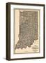 1877, Indiana State, Indiana, United States-null-Framed Giclee Print