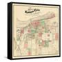 1877, Kansas City and Suburbs, Missouri, United States-null-Framed Stretched Canvas