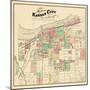 1877, Kansas City and Suburbs, Missouri, United States-null-Mounted Giclee Print